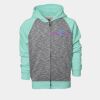 YOUTH Two Tone Full Zipper Hoodie Thumbnail