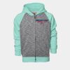 YOUTH Two Tone Full Zipper Hoodie Thumbnail
