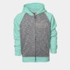 YOUTH Two Tone Full Zipper Hoodie Thumbnail