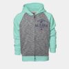YOUTH Two Tone Full Zipper Hoodie Thumbnail