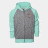 YOUTH Two Tone Full Zipper Hoodie Thumbnail