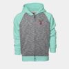 YOUTH Two Tone Full Zipper Hoodie Thumbnail