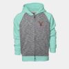 YOUTH Two Tone Full Zipper Hoodie Thumbnail