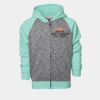 YOUTH Two Tone Full Zipper Hoodie Thumbnail