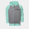 YOUTH Two Tone Full Zipper Hoodie Thumbnail