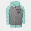 YOUTH Two Tone Full Zipper Hoodie Thumbnail