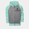 YOUTH Two Tone Full Zipper Hoodie Thumbnail