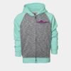 YOUTH Two Tone Full Zipper Hoodie Thumbnail