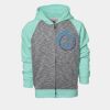 YOUTH Two Tone Full Zipper Hoodie Thumbnail