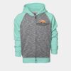 YOUTH Two Tone Full Zipper Hoodie Thumbnail
