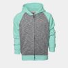 YOUTH Two Tone Full Zipper Hoodie Thumbnail