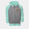 YOUTH Two Tone Full Zipper Hoodie Thumbnail