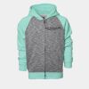 YOUTH Two Tone Full Zipper Hoodie Thumbnail