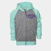 YOUTH Two Tone Full Zipper Hoodie Thumbnail