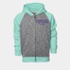 YOUTH Two Tone Full Zipper Hoodie Thumbnail