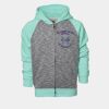 YOUTH Two Tone Full Zipper Hoodie Thumbnail