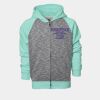YOUTH Two Tone Full Zipper Hoodie Thumbnail