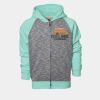 YOUTH Two Tone Full Zipper Hoodie Thumbnail