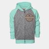 YOUTH Two Tone Full Zipper Hoodie Thumbnail