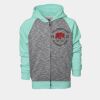 YOUTH Two Tone Full Zipper Hoodie Thumbnail
