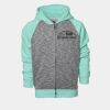 YOUTH Two Tone Full Zipper Hoodie Thumbnail