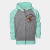 YOUTH Two Tone Full Zipper Hoodie Thumbnail