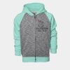 YOUTH Two Tone Full Zipper Hoodie Thumbnail