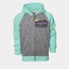 YOUTH Two Tone Full Zipper Hoodie Thumbnail