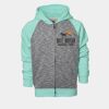 YOUTH Two Tone Full Zipper Hoodie Thumbnail