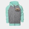 YOUTH Two Tone Full Zipper Hoodie Thumbnail