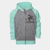 YOUTH Two Tone Full Zipper Hoodie Thumbnail