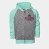 YOUTH Two Tone Full Zipper Hoodie Thumbnail