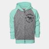 YOUTH Two Tone Full Zipper Hoodie Thumbnail