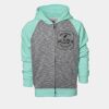 YOUTH Two Tone Full Zipper Hoodie Thumbnail
