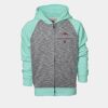 YOUTH Two Tone Full Zipper Hoodie Thumbnail