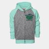 YOUTH Two Tone Full Zipper Hoodie Thumbnail
