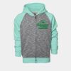 YOUTH Two Tone Full Zipper Hoodie Thumbnail