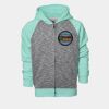 YOUTH Two Tone Full Zipper Hoodie Thumbnail