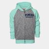 YOUTH Two Tone Full Zipper Hoodie Thumbnail