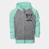 YOUTH Two Tone Full Zipper Hoodie Thumbnail