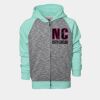 YOUTH Two Tone Full Zipper Hoodie Thumbnail