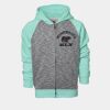 YOUTH Two Tone Full Zipper Hoodie Thumbnail