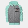 YOUTH Two Tone Full Zipper Hoodie Thumbnail