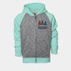 YOUTH Two Tone Full Zipper Hoodie Thumbnail