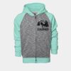 YOUTH Two Tone Full Zipper Hoodie Thumbnail