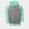YOUTH Two Tone Full Zipper Hoodie Thumbnail