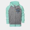 YOUTH Two Tone Full Zipper Hoodie Thumbnail