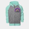 YOUTH Two Tone Full Zipper Hoodie Thumbnail