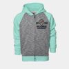 YOUTH Two Tone Full Zipper Hoodie Thumbnail