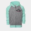 YOUTH Two Tone Full Zipper Hoodie Thumbnail
